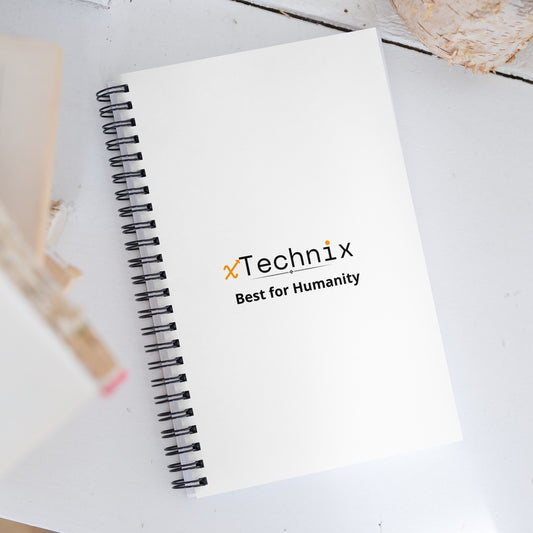 xTechnix "Best for Humanity" Spiral notebook